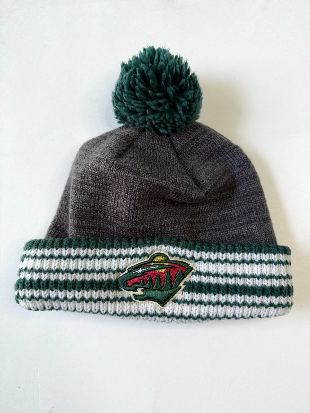 Minnesota Wild Winter Hat NHL National Hockey League Genuine Team Logo by Adidas